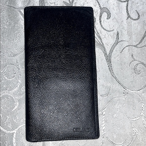 CELINE Bifold Black Leather Wallet - Picture 1 of 16